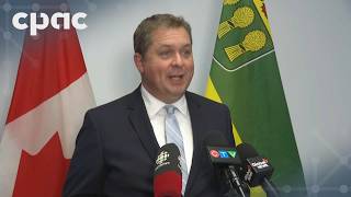 Conservative House Leader Andrew Scheer speaks with media in Saskatoon – July 23, 2026
