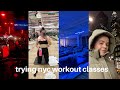 trying NYC workout classes: tracy anderson, cyclebar, y7 and more