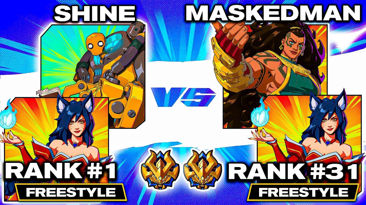2XKO ▰ Shine (#1) 🦊🤖 Ahri/Blitz vs MaskedMan (#31) 🦊🦑 Ahri/Illaoi ▰ High Level Gameplay