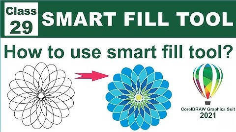 Smart Fill Tool in Coreldraw |  CorelDRAW Graphics Suit 2021 | Class-29 | Al Rafay Computers