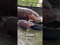Angry Baby Hippo Throws a Tantrum Over Food – But It's Too Cute!