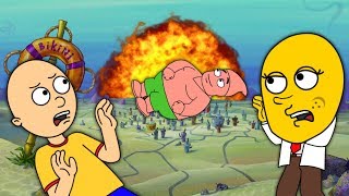 Caillou And Patrick Blow Up Bikini Bottom