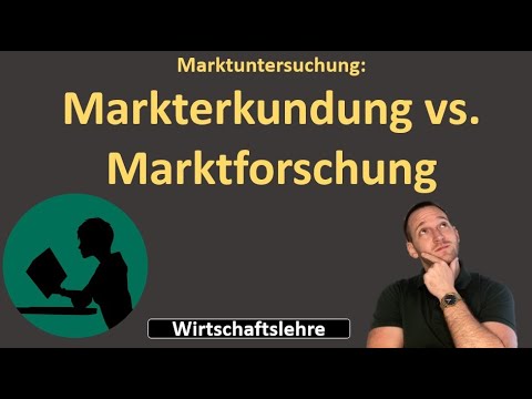 New Marktuntersuchung: Markterkundung \u0026 Marktforschung