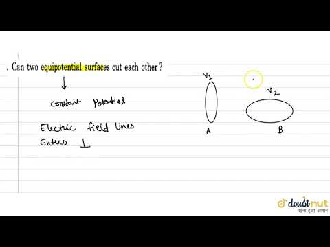 Video: Er det muligt for to ækvipotentiale overflader at krydse forklare?