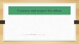 Desirable Work Habits and Attitudes - CSEC EDPM