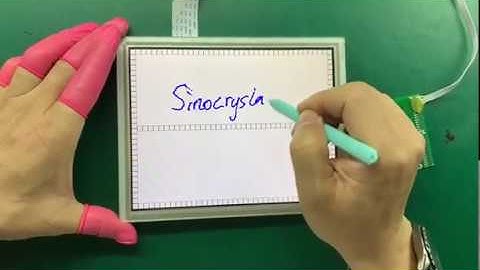 Sinocrystal -- 8‘’ LCD Display with Resistive Touch Panel