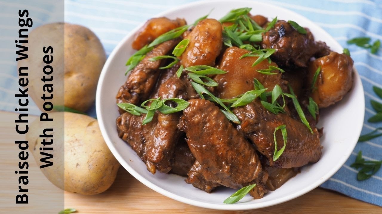 Braised Chicken Wings With Potatoes Recipe