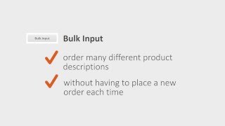 Bulk Input Tutorial