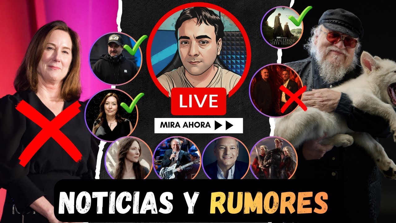 🚨Kathleen Kennedy fuera de Lucasfilm, George R.R. Martin y noticias clave del entretenimiento.