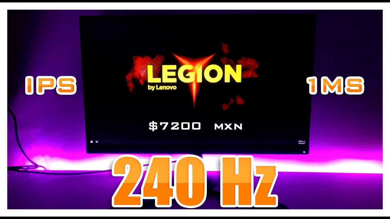 Ecran Gaming LENOVO LEGION Y25-25 / 24.5″ FULL HD / 240 HZ – 66AA