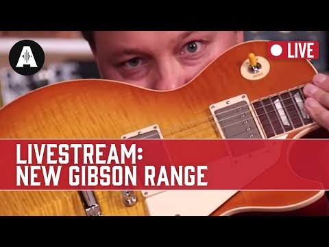 New Gibson Les Paul Standards Livestream - First Reaction, Hidden Features & Amazing Flame Tops!