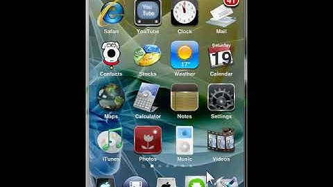 My custom ipod touch/iphone theme