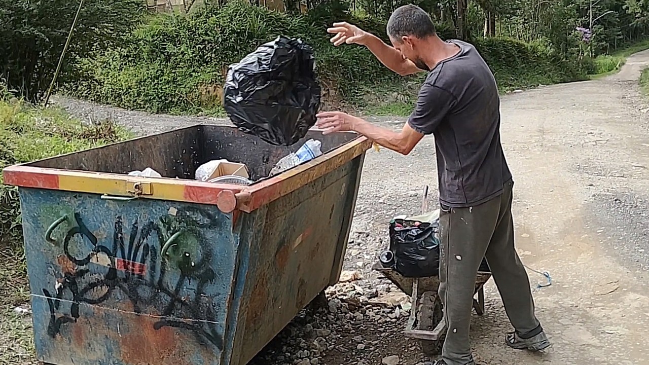 Acompanhando o dia do Rodrigo na chácara
