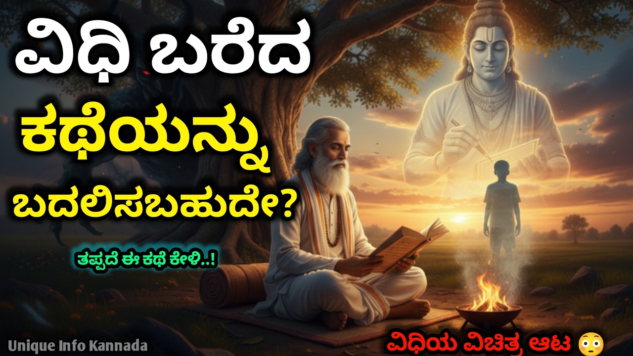 ವಿಧಿಯ ವಿಧಾನವನ್ನು ಬದಲಾಯಿಸಬಹುದೇ? | Can the law of destiny ever be changed? #krishna #motivation #story