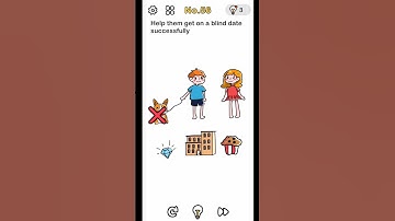 Help them get on a blind date successfully. How to complete Brain Out Level no.56