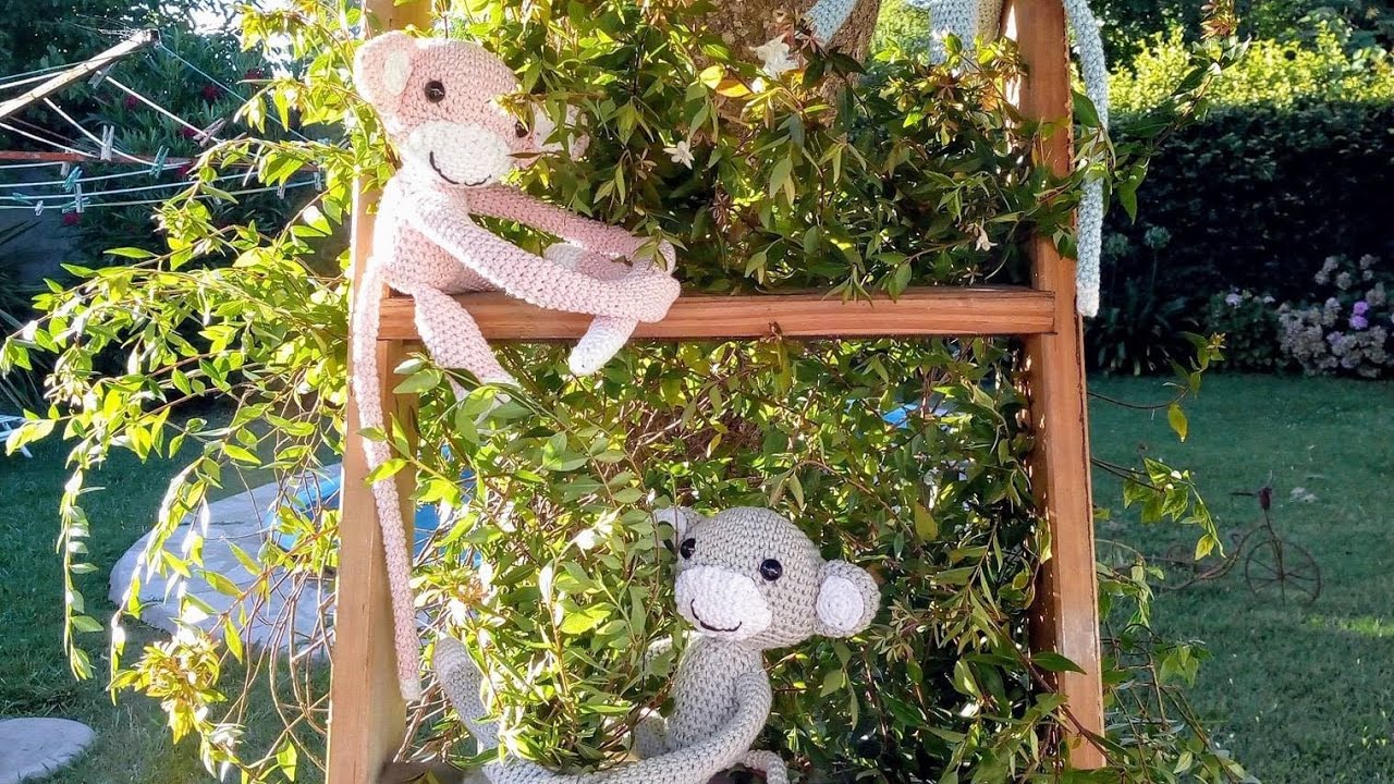 Mono amigurumi para cortina 🐒 | Tutorial Tejido Crochet