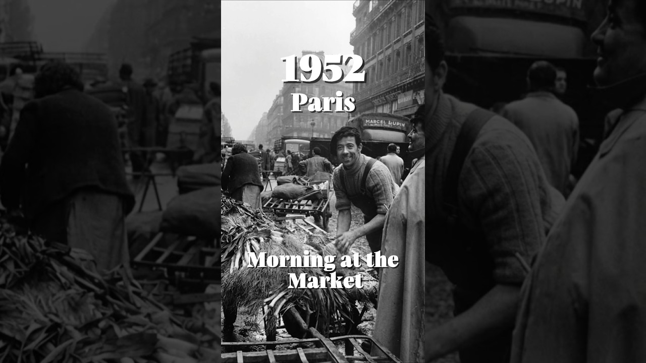 Morning at the Market — Paris, 1952