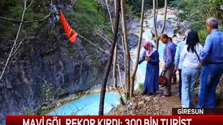 Mavi Göl Rekor Kırdı: 300 Bin Turist