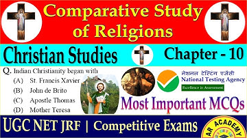 Christian Religion MCQs | Comparative Study of Religions | UGC NET | Religious Studies | Chapter-10