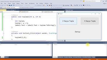 C#, Metot Tanımlama, Parametreli ve Değer Döndürmeyen Metotlar