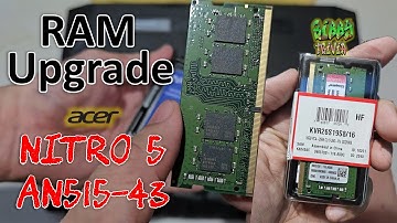 RAM Upgrade for Acer Nitro 5 AN515-43 (with Kingston ValueRAM)