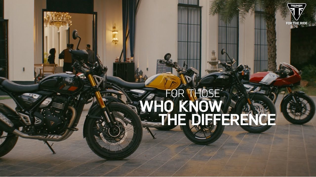TRIUMPH MOTORCYCLES | FOR THOSE WHO KNOW THE DIFFERENCE