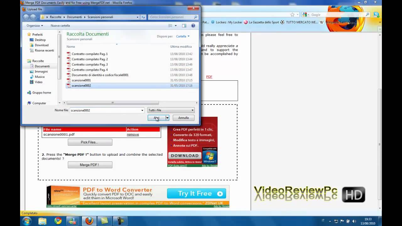 Unire Files PDF In Un Unico PDF Online YouTube Unire files pdf in un unico pdf online youtube