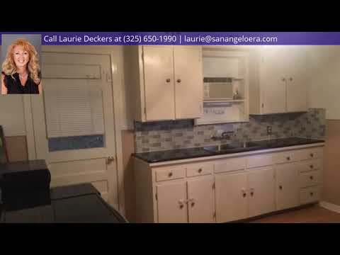 2705 Guadalupe St, San Angelo, TX home video tour