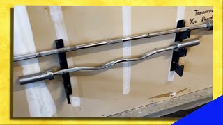 Olympic Barbell Mount for Home Gym REVIEW