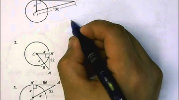 10.1 Example Problems (tangents of circles)