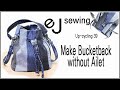 up cycling 39/DIY JEANS BUCKET BAG | RECYCLE JEANS | DIY BAG OUT OF OLD JEANS | BAG SEWING TUTORIAL