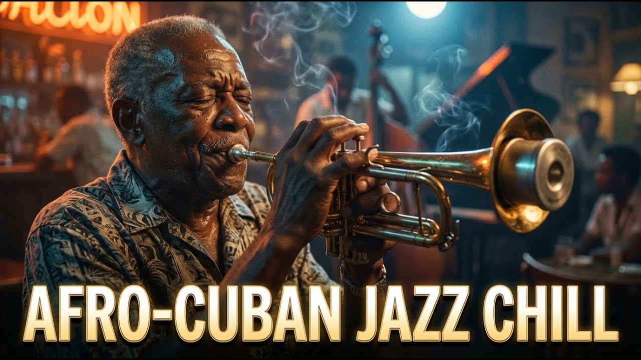 Afro-Cuban Jazz Night | Soulful Sax & Latin Percussion Groove