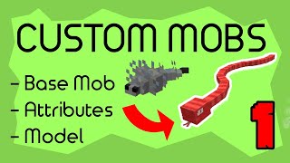 Make Your Own CUSTOM MOBS [1] || Minecraft Data Pack Tutorial