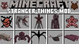 Celebrity Minecraft STRANGER THINGS MOD / SCARY MIND FLAYER! (Minecraft Mods) Wealth