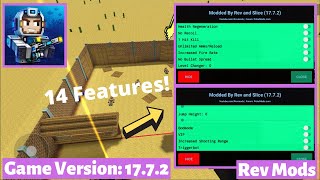 Pixel Gun 3D Mod Menu 17.7.2 V2 (Triggerbot, Level, Unlimited Ammo, Fire Rate, No Recoil, + More!)