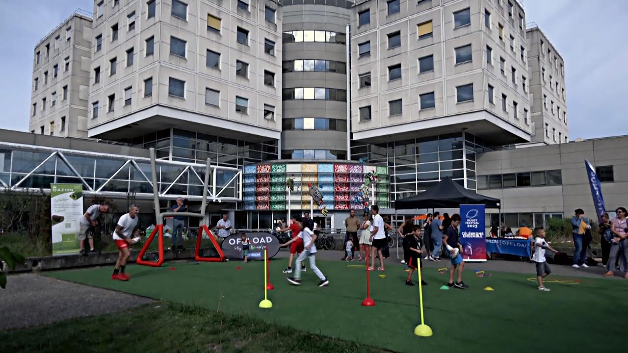 Ligue Nouvelle Aquitaine :  Au cœur de la mêlée, la grande fête du rugby au CHU de Bordeaux