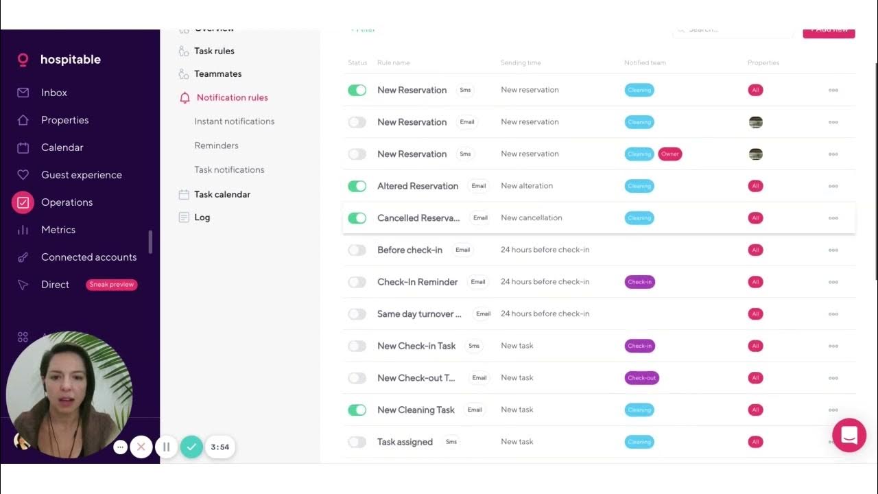Tutorial How to automatically notify your cleaners about sameday