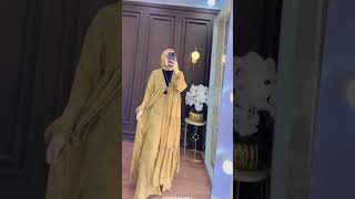 New model nayara set hijab no inner terbaru dan terlaris cocok buat lebaran #fashion #gamis #viral