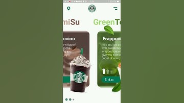 Starbucks Animation Cards using Flutter ☕