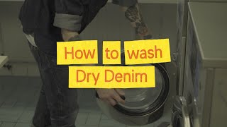 How to wash a pair of dry jeans | Nudie Jeans co