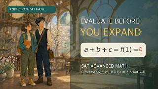 Evaluate Before You Expand | SAT Math 2021 M1 Q21 | 2021-M1-Q21