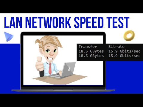 Speed test between PC's locally