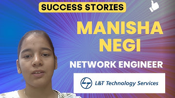 How Manisha got selected with L&T Technology as a Network Engineer after Multi Track (JGP) Training