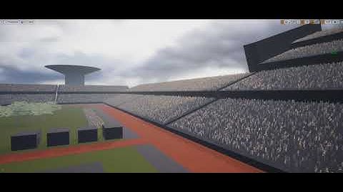 Unreal Engine 4 (&5) Massive Animated Crowd Stadium