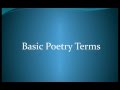 Poetry Concepts Quiz