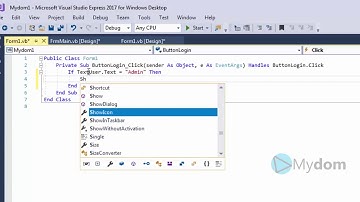 VB NET |  MEMBUAT LOGIN SEDERHANA TANPA DATABASE