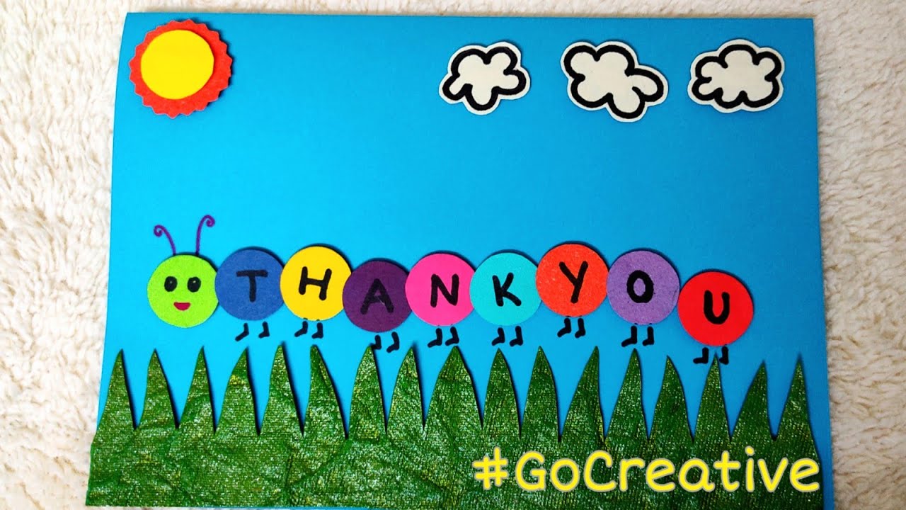 Thank you card | DIY Teachers Day Card | Thank You Card for ...