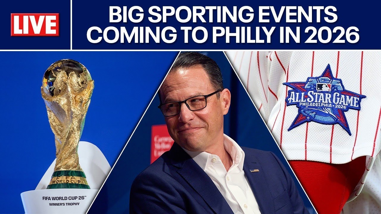 LIVE 🔴 Shapiro attends pep rally for 2026 events in Philadelphia