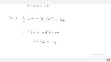 Let there be an A.P. with first term 