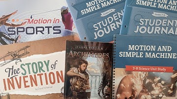 TGTB Motion And Simple Machines Science Unit flip through || The Good and the Beautiful